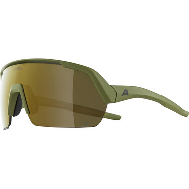 ALPINA TURBO HR Q-Lite Sunglasses Mat Green Iridium 2023 0